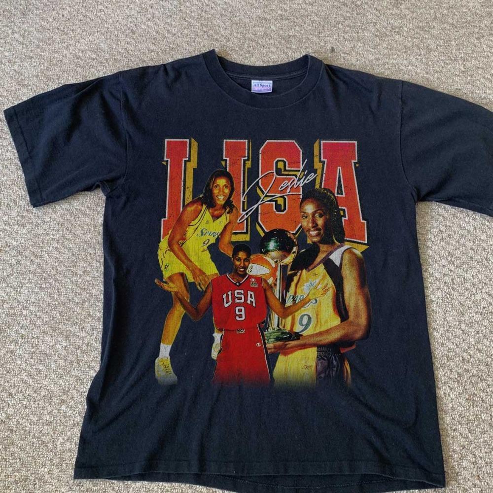 Lisa Leslie - Los Angeles Sparks Unisex Black T-Shirt